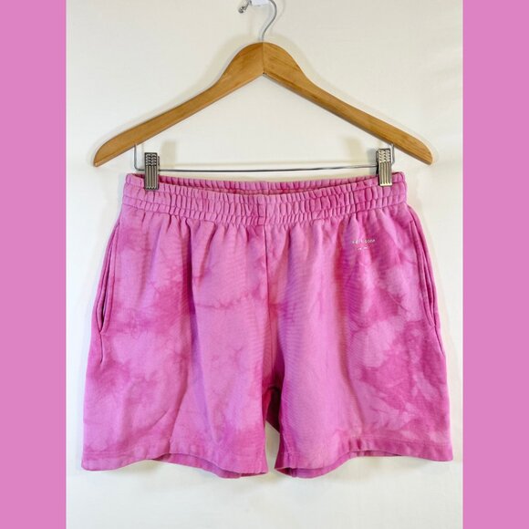 Rag & Bone Pink Tie Dye Sweat Shorts - Size M - Picture 10 of 13
